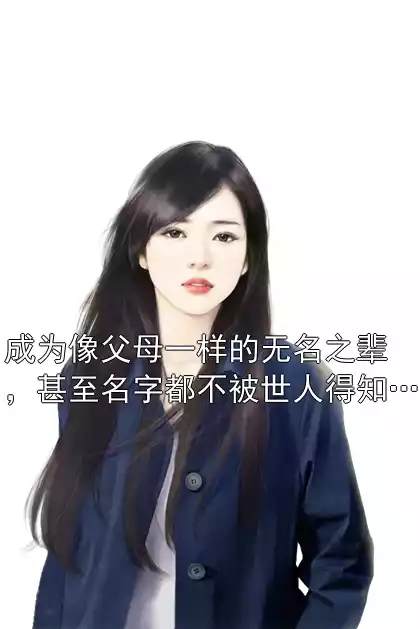 成为像父母一样的无名之辈，甚至名字都不被世人得知…小说