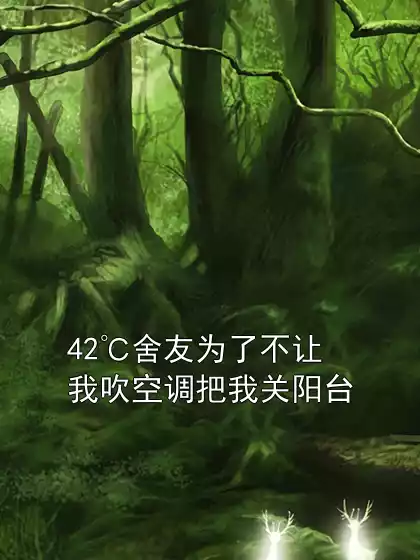 42℃舍友为了不让我吹空调把我关阳台小说