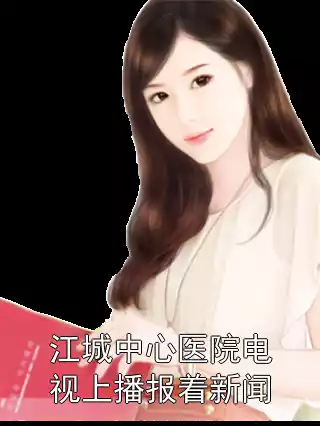 江城中心医院电视上播报着新闻