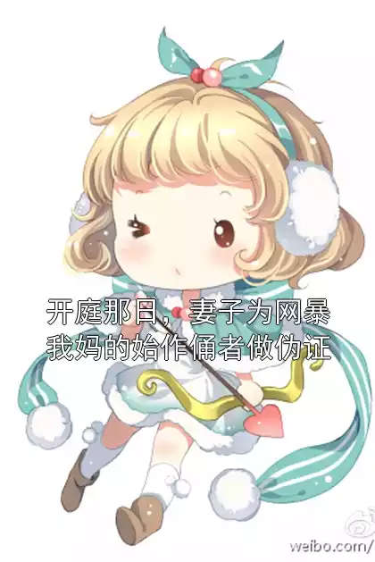 开庭那日，妻子为网暴我妈的始作俑者做伪证小说