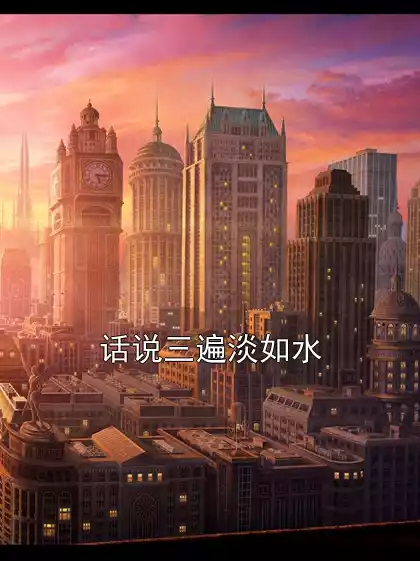 话说三遍淡如水小说