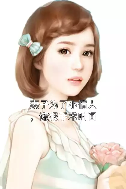 妻子为了小情人，谎报手术时间