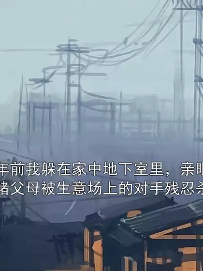 三年前我躲在家中地下室里，亲眼目睹父母被生意场上的对手残忍杀害小说