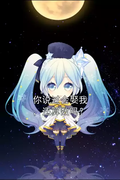 你说过会娶我，还算数吗？小说