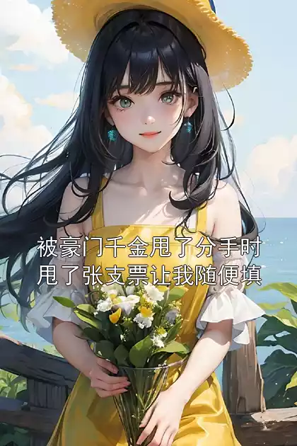 被豪门千金甩了分手时甩了张支票让我随便填小说