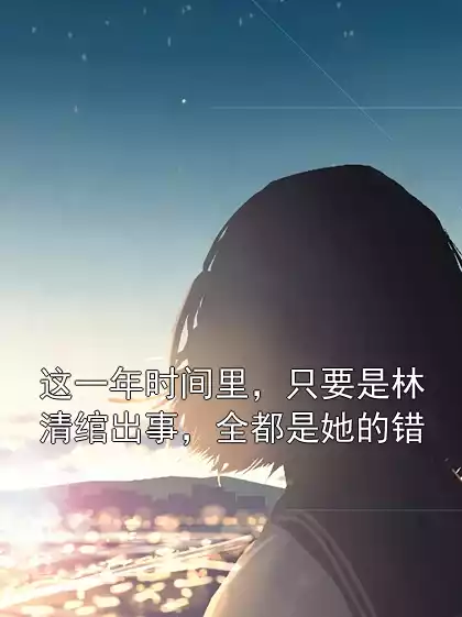 这一年时间里，只要是林清绾出事，全都是她的错小说