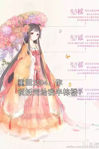 重回2004：你说拆完给我半栋楼？小说