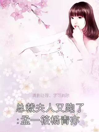 总裁夫人又跑了:孟一筱杨青亦
